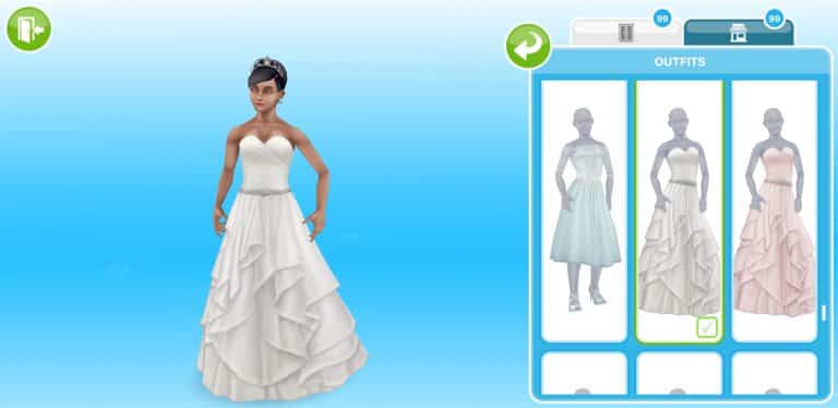 The Sims FreePlay: Wedding Belles CAS + Build Mode Overview
