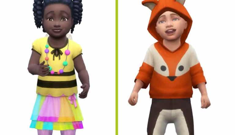 The Sims 4 Toddler Stuff: New CAS Items Clip