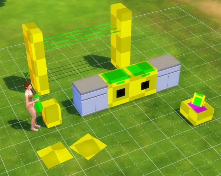 The Sims 4 Eco Living Stuff: Objects Prototype