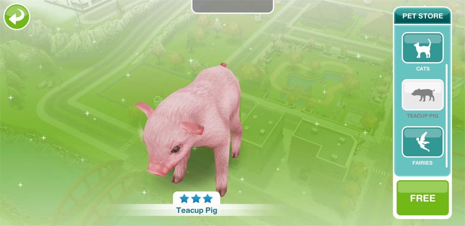 Sims freeplay/ pets