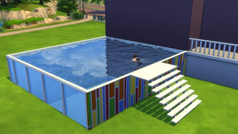 Creating a Customizable Above Ground Pool in The Sims 4