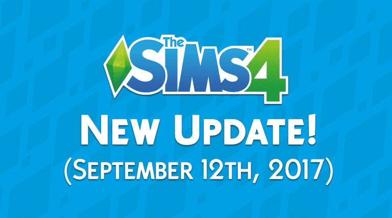 The Sims 4: New Update + Patch Notes! (September 12th, 2017)