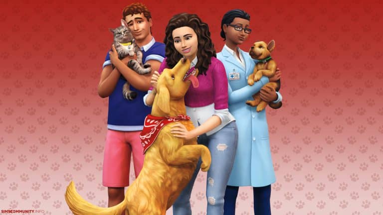 The Sims 4 Cats & Dogs: Desktop and Smartphone Wallpapers