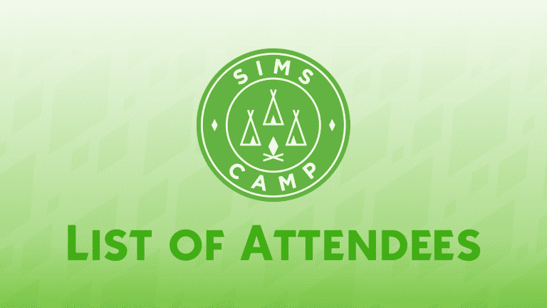 SimsCamp 2017: List of Attendees
