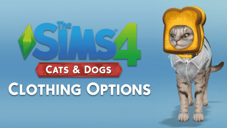 The Sims 4 Cats & Dogs: More About Clothing Options