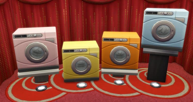 The Sims 4 Laundry Day Stuff: New Appliance Colors