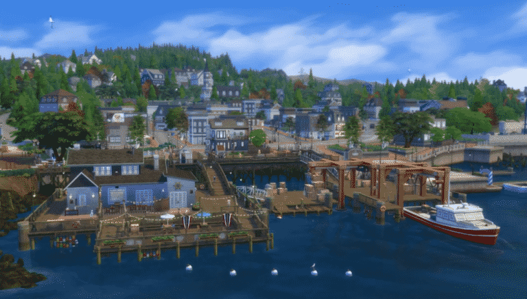 The Sims 4 Cats & Dogs: HQ Shots of Brindleton Bay