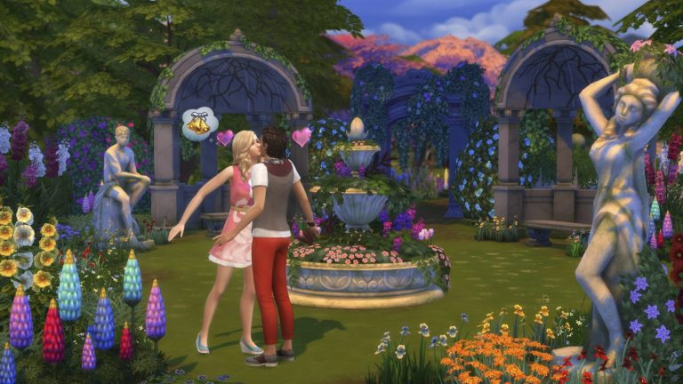 Official Announcement: The Sims 4 Romantic Garden is coming to consoles!