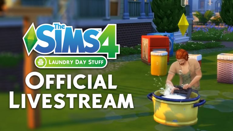 The Sims 4 Laundry Day Stuff: Livestream Replay (YouTube)