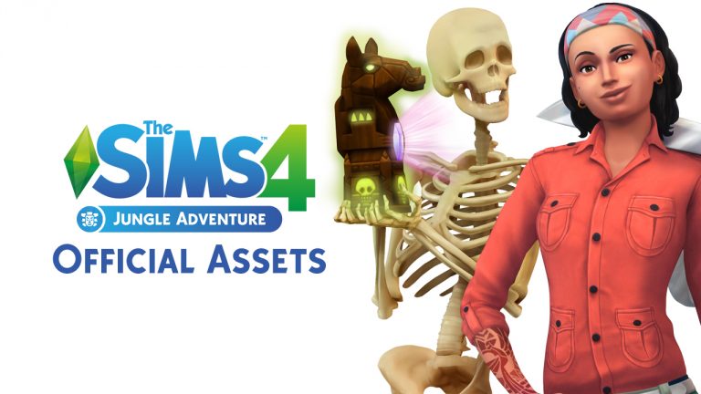 The Sims 4 Jungle Adventure: Official Assets (Boxart, Renders, Screens, Logo)