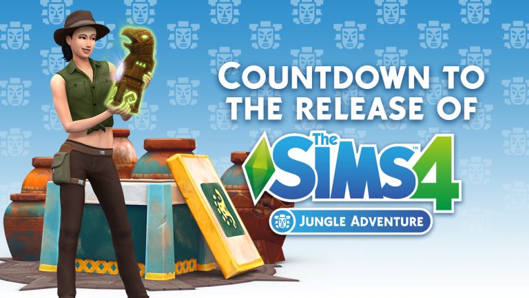 Countdown to the release of The Sims 4 Jungle Adventure