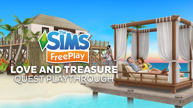 The Sims FreePlay: Love And Treasure Quest Playthrough