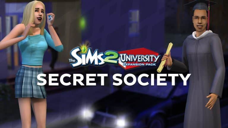 My Sim was abducted and joined a Secret University Society in The Sims 2 University