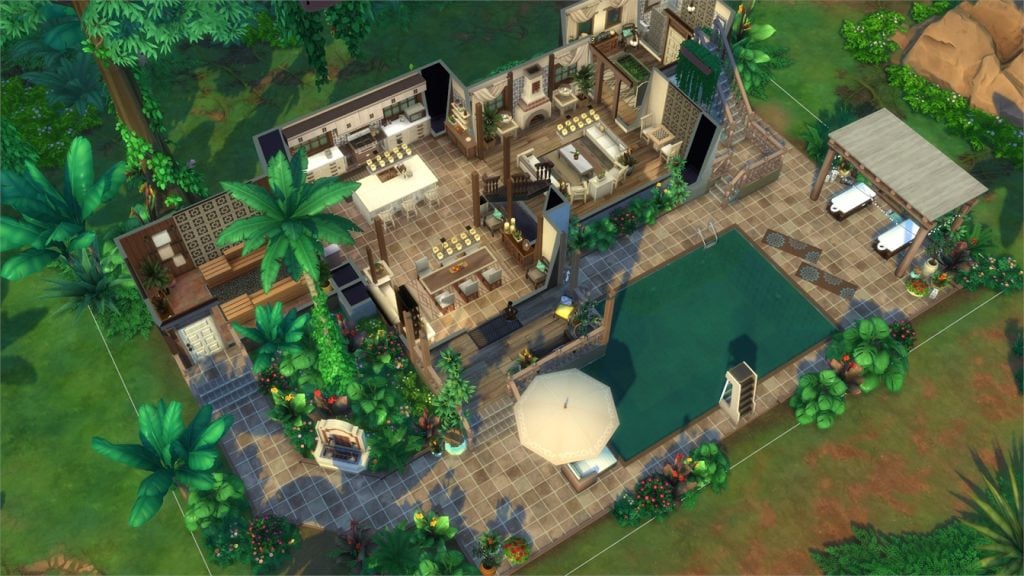 The Sims 4 Jungle Adventure Gallery Spotlight: Villas and Venues