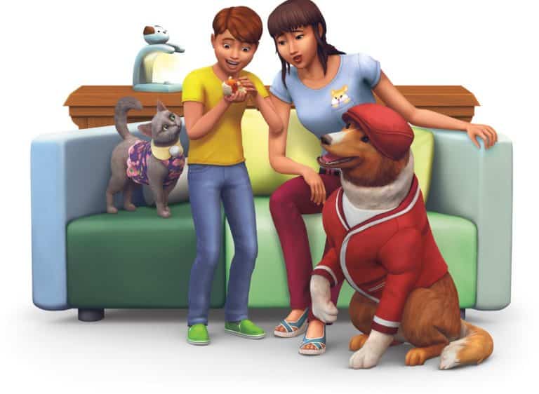 The Sims 4 My First Pet Stuff: Official Box Art Render