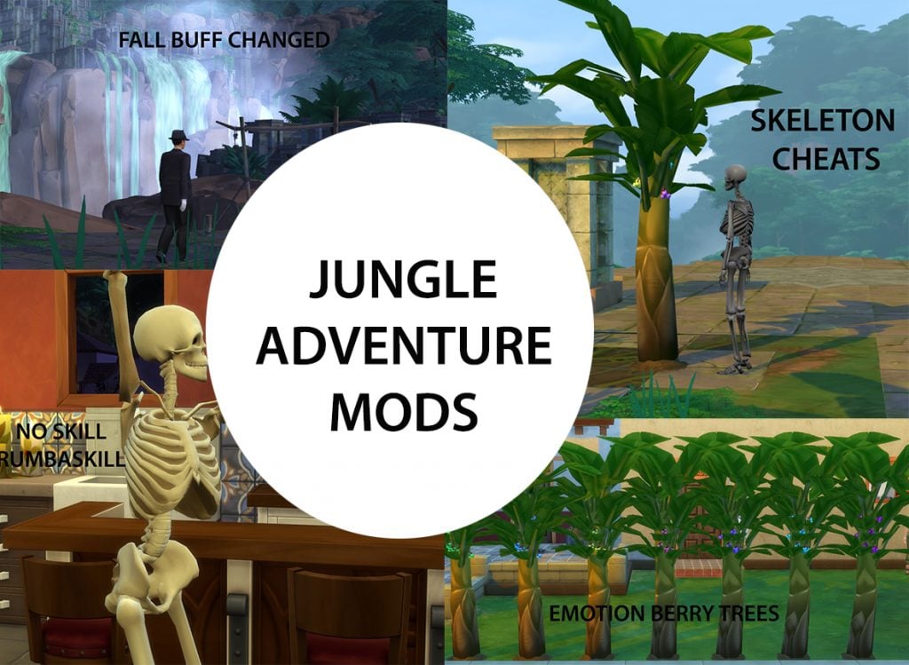 Here are the first mods for The Sims 4 Jungle Adventure