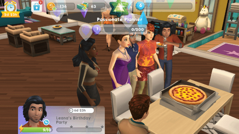 The Sims Mobile: Attending Your First Party