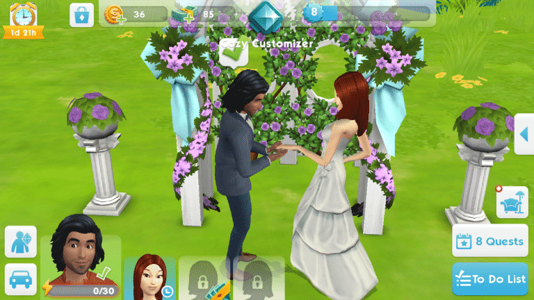 The Sims Mobile: Building Relationships with Your Friends’ Sims