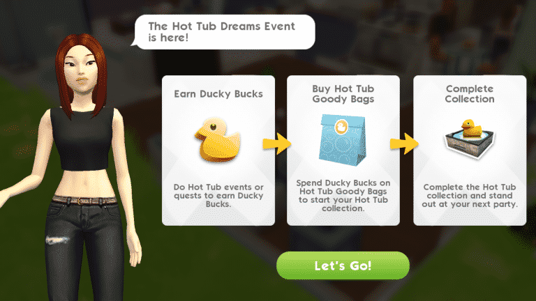 The Sims Mobile: Guide to the Hot Tub Dreams Event