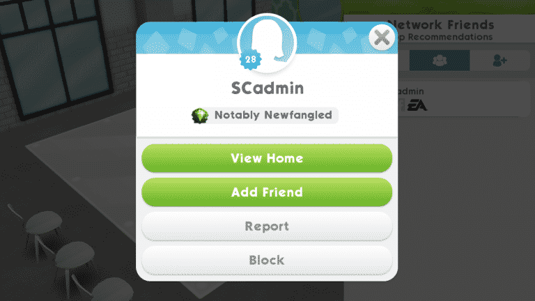 The Sims Mobile: Adding Friends