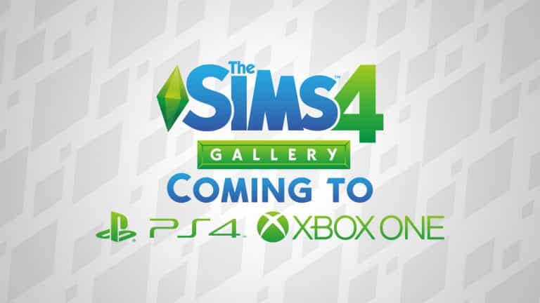 The Gallery for The Sims 4 on Xbox One and PS4 is currently in Development