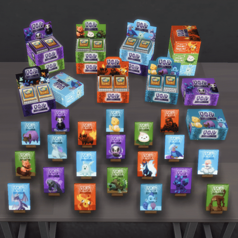 The Sims 4 Mod: Voidcritter Display Boxes and Comics