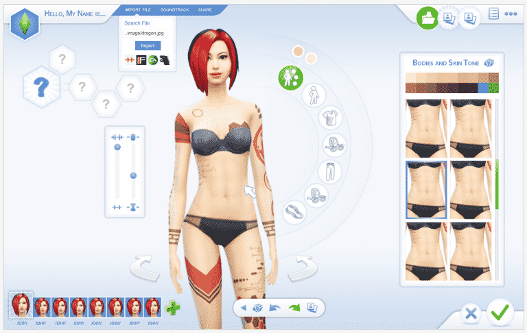 SPECULATION: Fresh Concept Art of The Sims 4 CAS has surfaced, showing New Tools & Assets