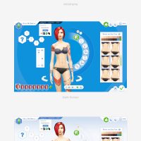 The Sims 4 Create A Sim UI Art Design by AlfredoHernandez Designer 1