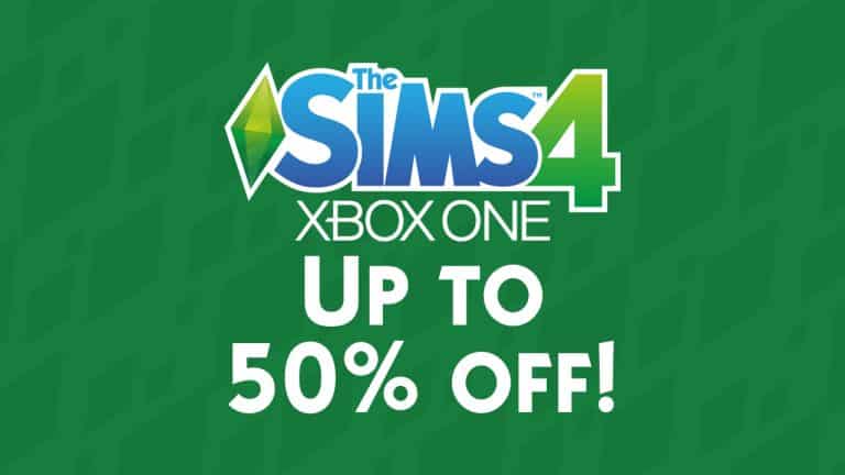 Up to 50% off on certain The Sims 4 Packs for Xbox One