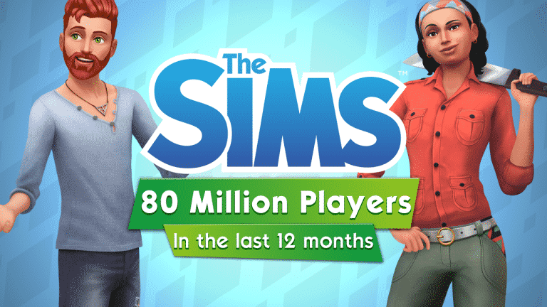 The Sims had over 80 million players in the last 12 months