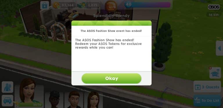 The Sims Mobile: ASOS Fashion Show Has Ended