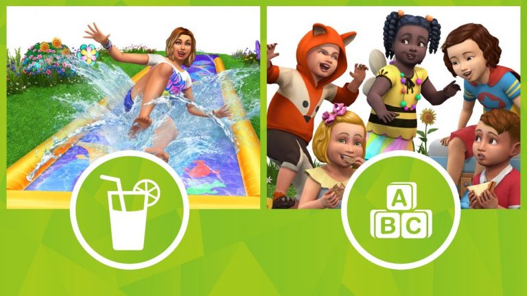 The Sims 4 Console: Backyard Stuff & Toddler Stuff Packs Out Now