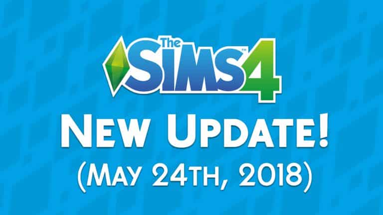 The Sims 4: New Update + Patch Notes! (May 24th, 2018)
