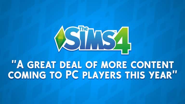 The Sims 4: “A great deal of more content coming to PC players this year”