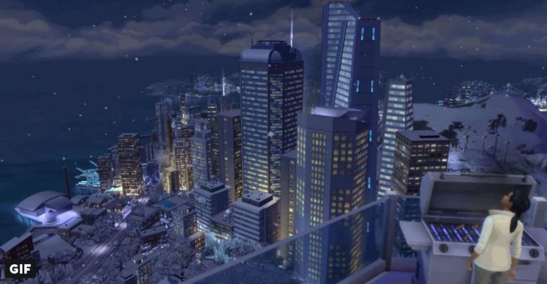 The Sims 4 Seasons: New Batch of Snowy GIFs
