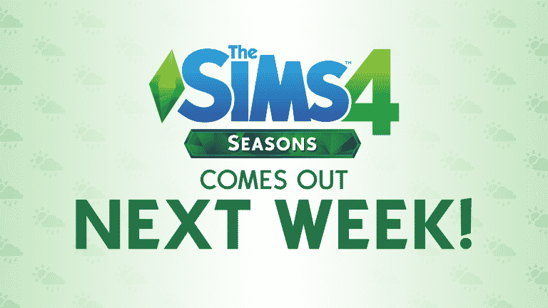 REMINDER: The Sims 4 Seasons comes out next week!