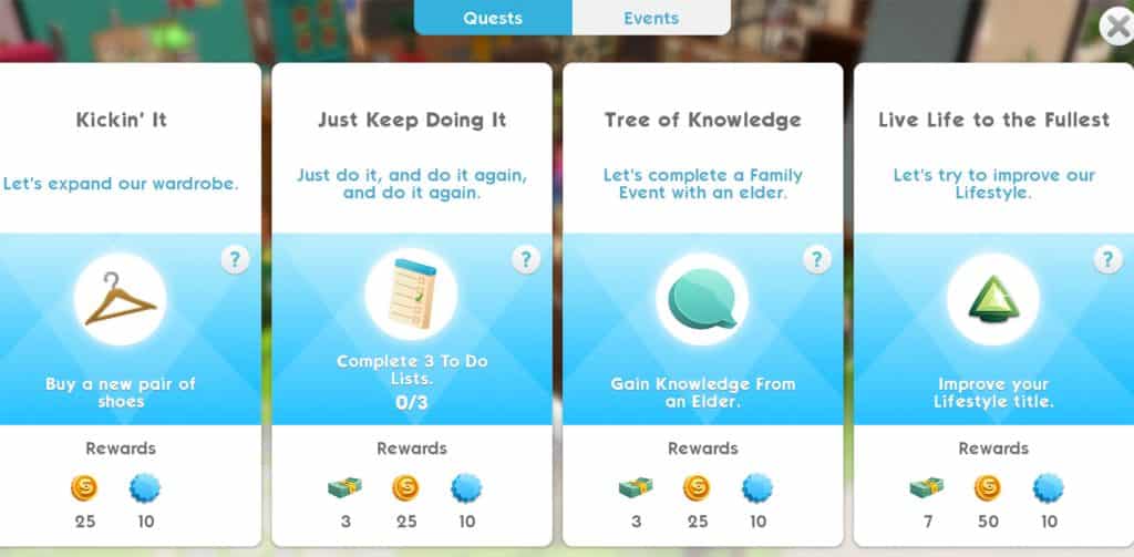 The Sims Mobile' Special Events: Tips for Completing Daily or Weekly Events