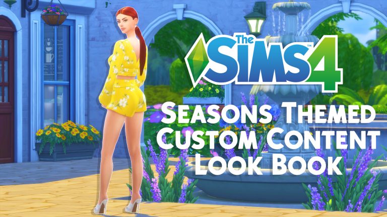 The Sims 4: Seasons Themed Custom Content Lookbook
