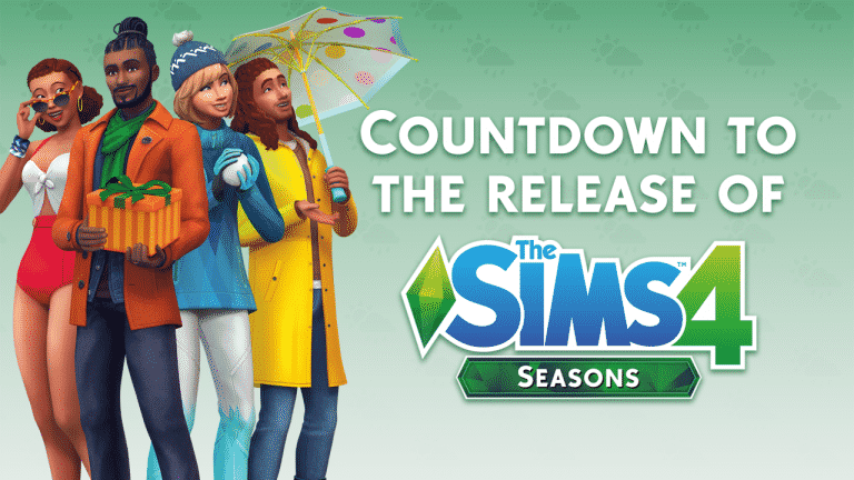 Countdown to the release of The Sims 4 Seasons