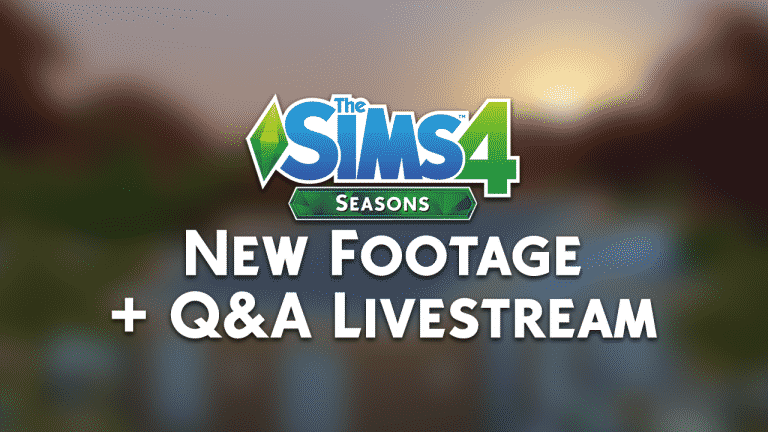 The Sims 4 Seasons: Embargo Lift + New Footage and Q&A Livestream