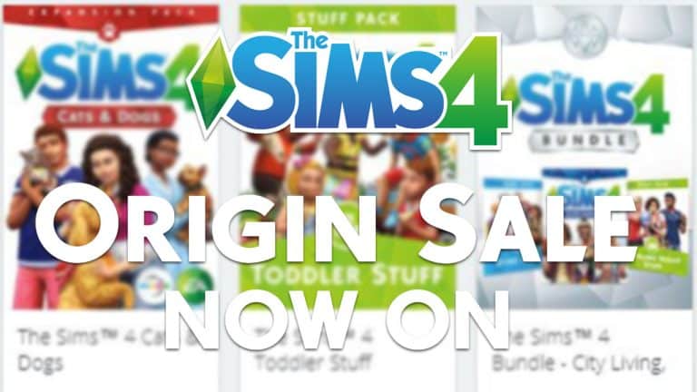 The Sims 4: PC Origin Sale Up to 50% Off
