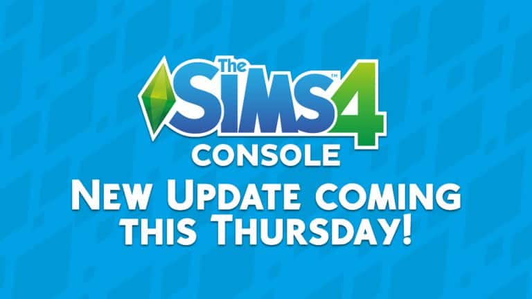 The Sims 4 Console: New Update Confirmed for this Thurdsay