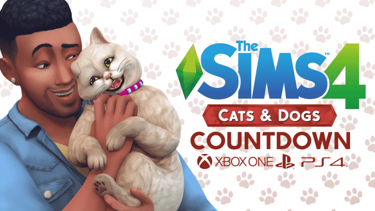 Countdown to the release of The Sims 4 Cats & Dogs on Xbox One and PS4