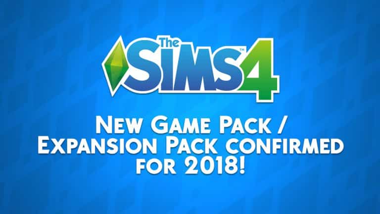 The Sims 4: Another Expansion / Game Pack has been confirmed for 2018