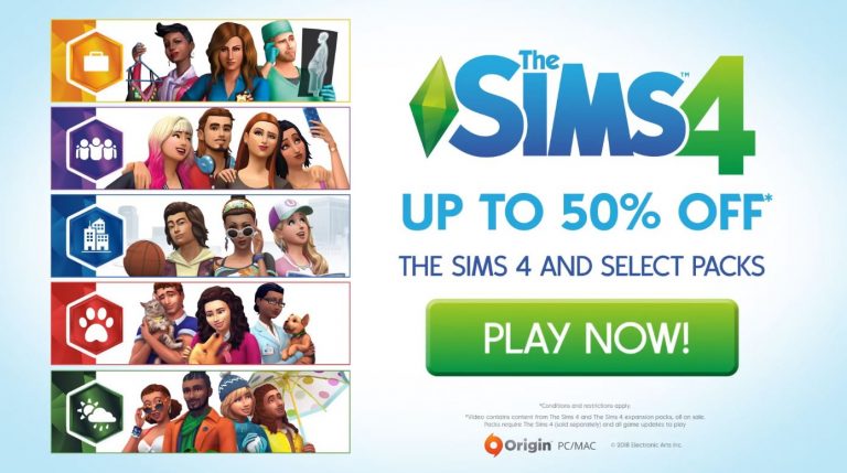 Origin Sale: Save up to 50% off on The Sims 4 + Expansion Packs!