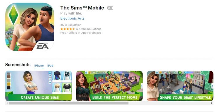 The Sims Mobile: Waterfront Update has begun rolling out