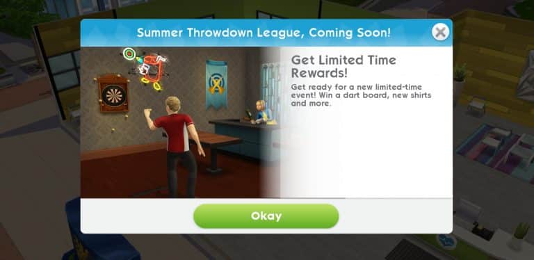 The Sims Mobile: Summer Throwdown League Event Coming Soon