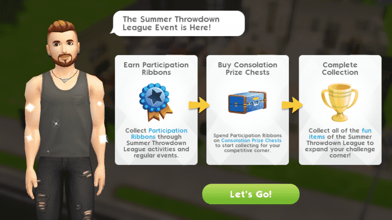 The Sims Mobile: Summer Throwdown League Event Guide