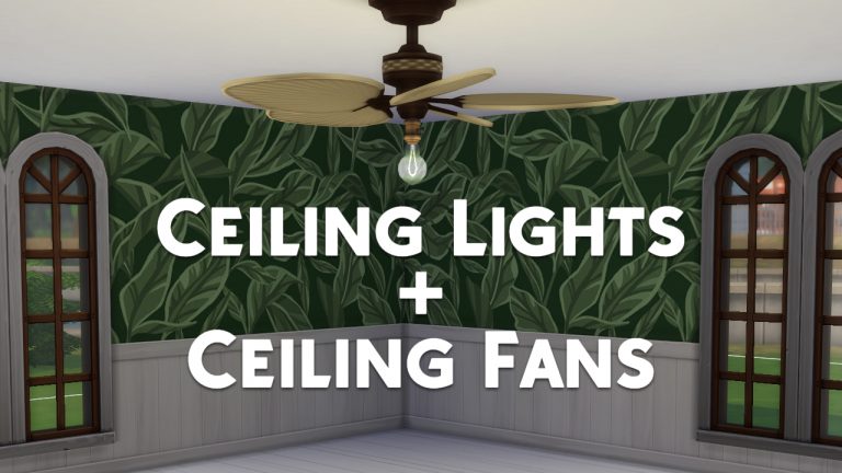 14 Lights that go great with Ceiling Fans in The Sims 4