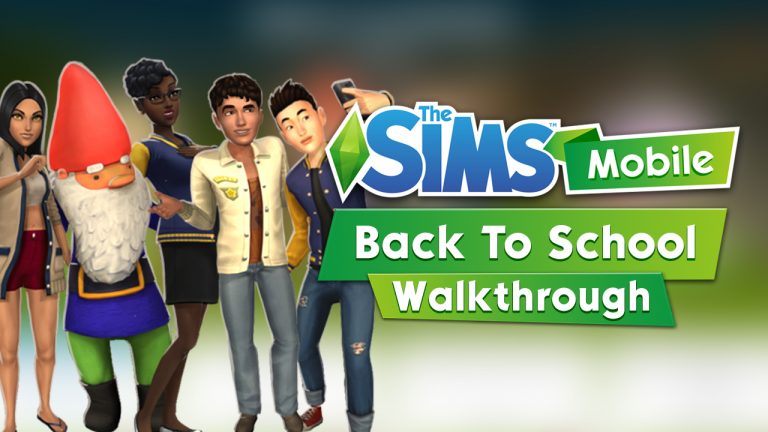 The Sims Mobile: Back To School Event Video Walkthrough